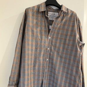 Frank & Eileen Plaid "Joedy" button down - size Large